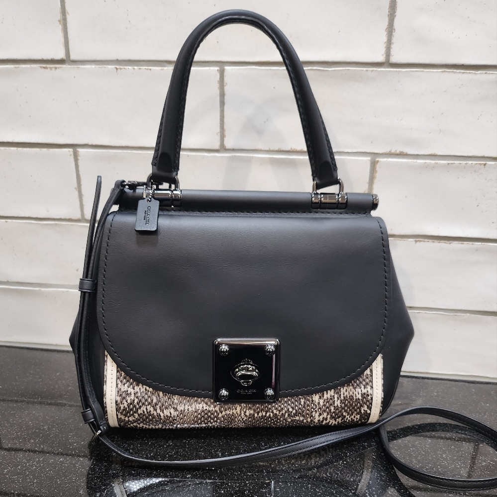 Coach Drifter Top Handle in Snakeskin